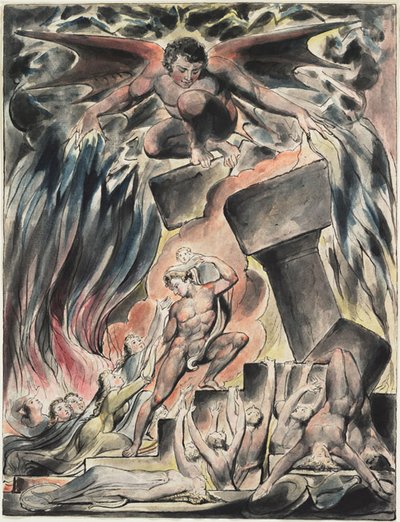 Los sueños malignos de Job de William Blake